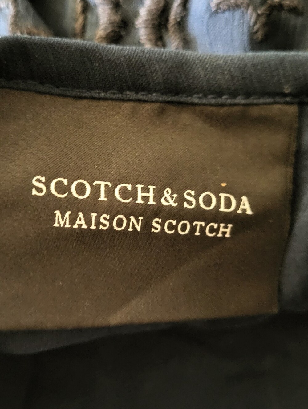Scotch & Soda Maison Scotch Embroidered Navy Dress | Medium | Romantic Boho - Picture 8 of 9